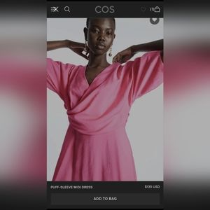 Cos pink dress